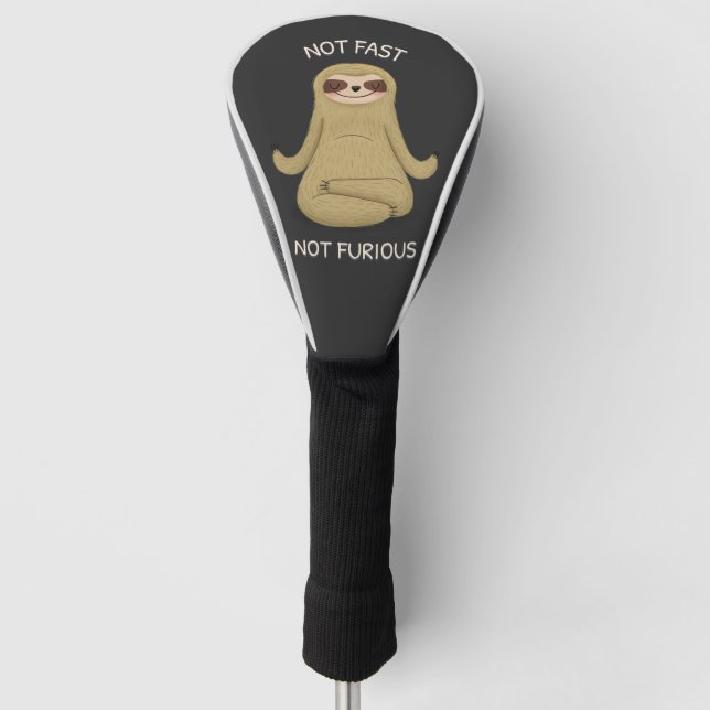 Nicht schnell, nicht wütend golf headcover (Vorderseite)