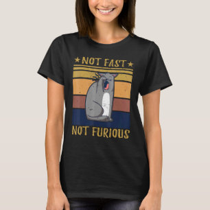 Nicht schnell, nicht wütend Katze T-Shirt