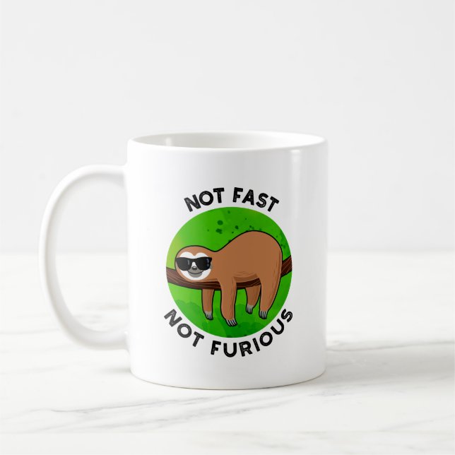 Nicht schnell, nicht wütend, lustige Film Sloth Pu Kaffeetasse (Links)