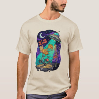 Nicht schon wieder: Kosmische Pizzaraub T-Shirt