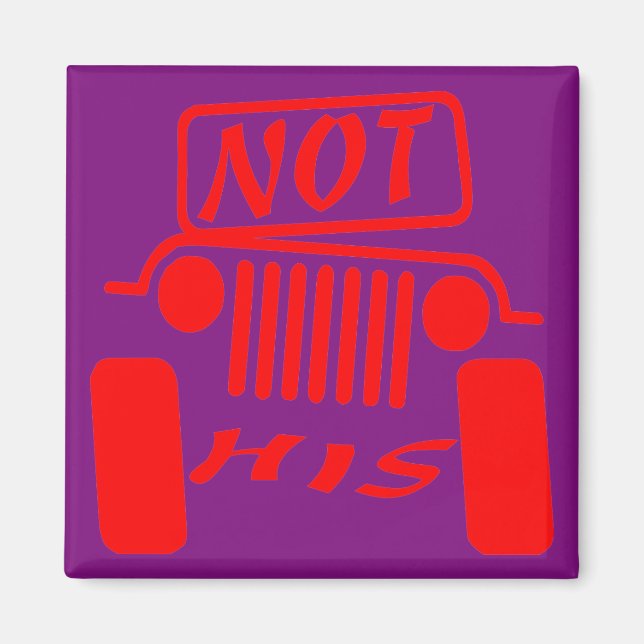 Nicht seine 4x4 #USAPatriotGraphics © Magnet (Vorne)