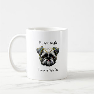 Nicht Single habe ich einen Shih Tzu Kaffeetasse