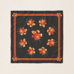 "Nicht so bashful" Tiger Lily Square Chiffon Scarf Schal<br><div class="desc">"Nicht so schüchtern" Tiger Lilies Lily Square Chiffon Scarf. Optionales Monogramm entworfen.  Sie werden diesen wunderschönen Tiger Lily Scarf Liebe geben.  Die Farben im Schal sind schwarz,  orange,  rot,  gold und gelb.  Design von Claudine Boerner,  2018 Alle Rechte vorbehalten.</div>