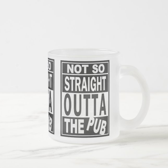Nicht so direkt über dem Pub Drink Spaß 2 Mattglastasse (Rechts)