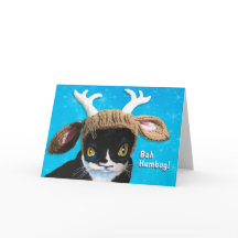 Nicht so festliche Cat Card