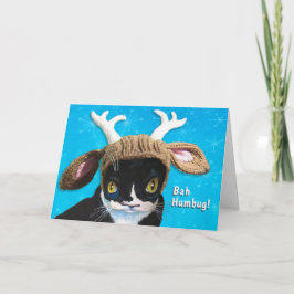 Nicht so festliche Cat Card Karte