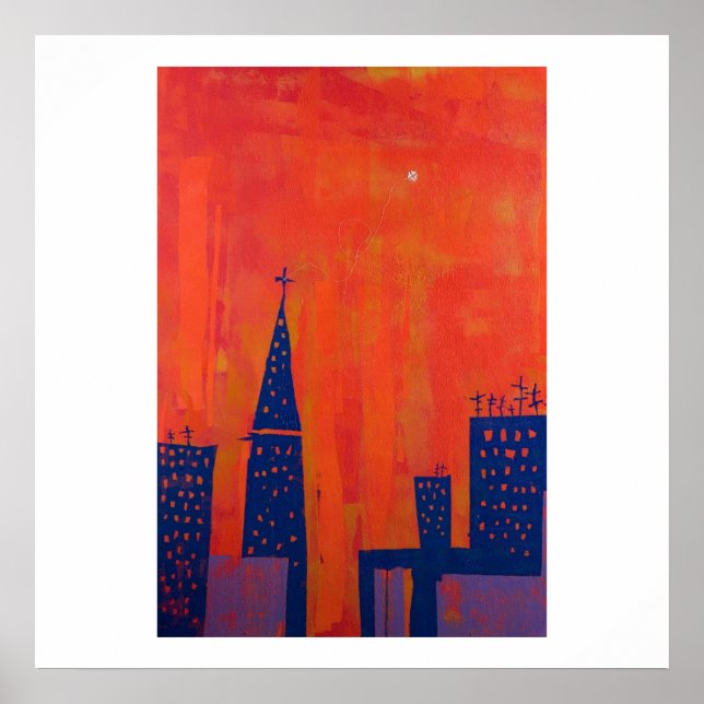 Nicht so göttliches Interventionsposter Poster (Vorne)