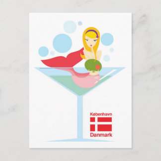 nicht so kleine Meerjungfrau Postkarte