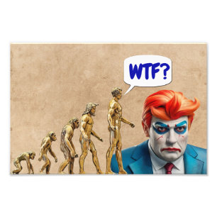 Nicht so subtile Anti-Trump-Haltung Fotodruck