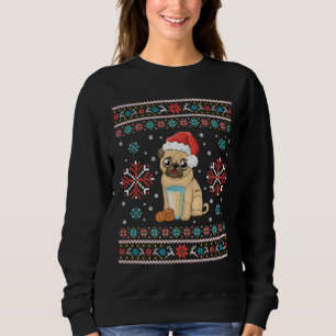 Nicht so übel Weihnachten Mops Merry Xmas Essentia Sweatshirt