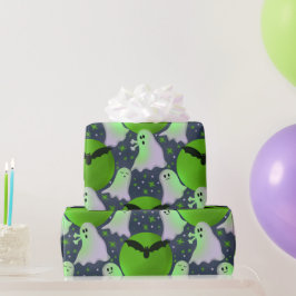 Nicht so unheimliche Geister, Grünpapier Geschenkpapier