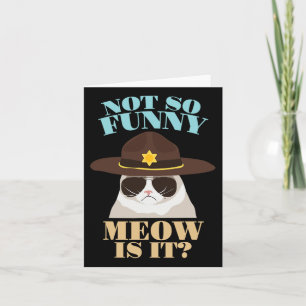 Nicht so witzig ist es - lustiger Staat Trooper Ch Karte