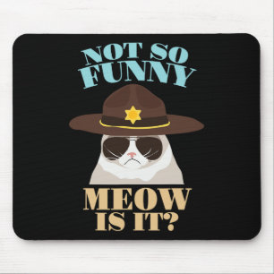 Nicht so witzig ist es - lustiger Staat Trooper Ch Mousepad