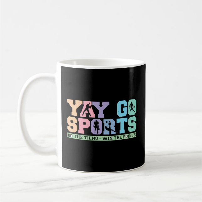 Nicht sportlicher Fan Go Sport Yay Sport Kaffeetasse (Links)