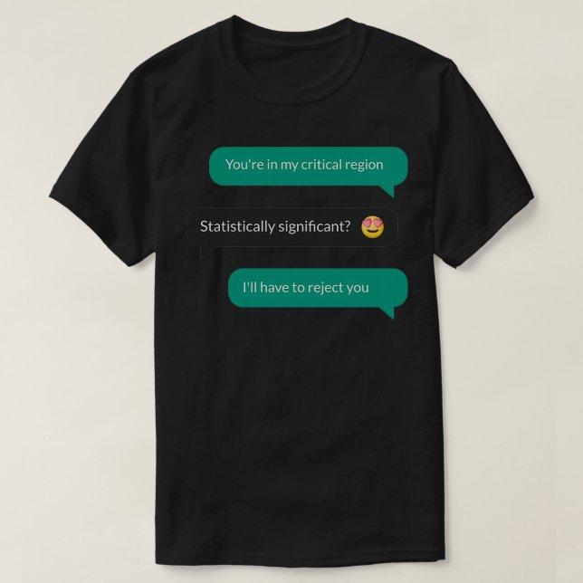 Nicht statistisch signifikant T-Shirt (Design vorne)