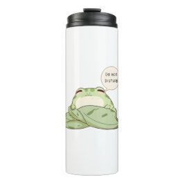 Nicht stören-Frosch-Schlaf-Kawaii-Design Thermosbecher