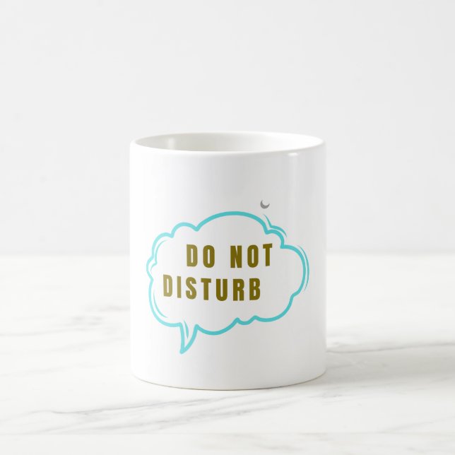 Nicht Stören Lustige Kaffeetasse – Schlafmodus Mor (Mittel)