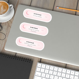 Nicht stören - Set buchen Aufkleber