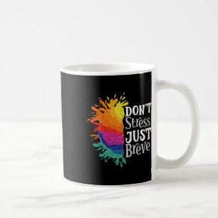 Nicht Stress Breve Fun Dyslexie Bewusstseinsgra Kaffeetasse