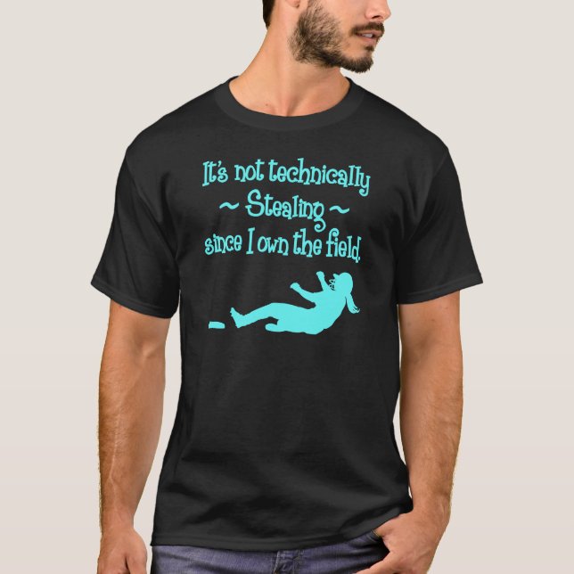 Nicht technisch stehlend, lt.blue T-Shirt (Vorderseite)