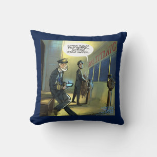 Nicht Text und Titanic Funny Throw Kissen