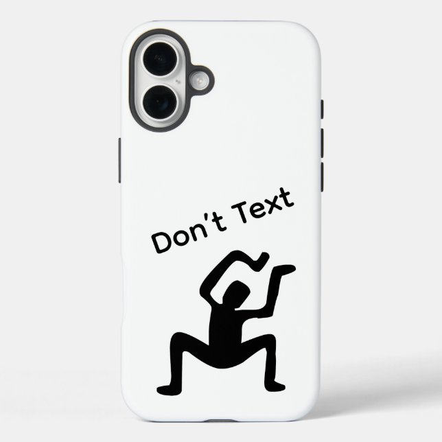 Nicht texten Case-Mate iPhone hülle (Rückseite)
