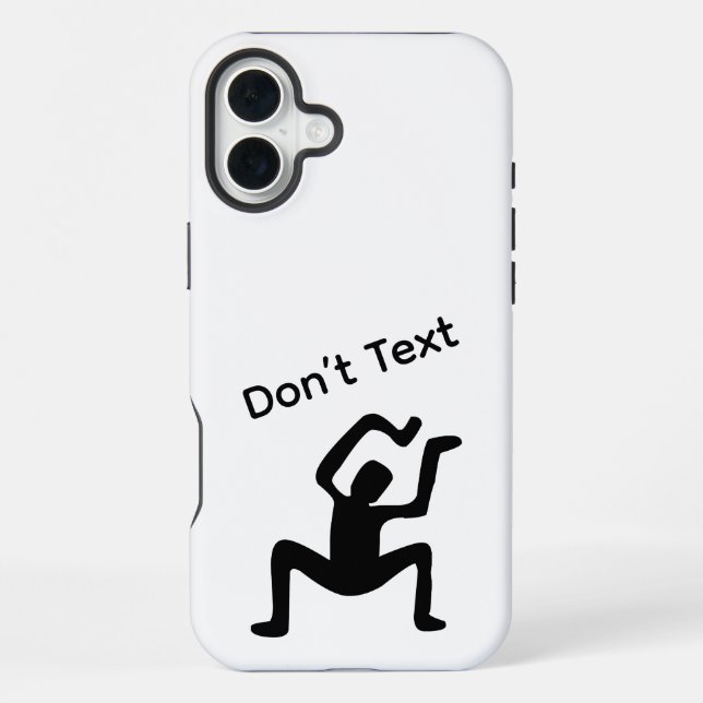 Nicht texten iPhone hülle (Rückseite)