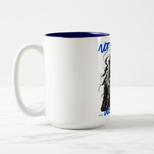 Nicht tot, nur tot zweifarbige tasse