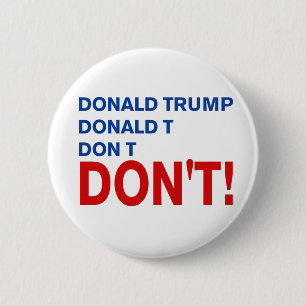 "Nicht Trump" Button