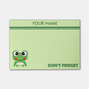 Nicht tun Froget Post-it Klebezettel