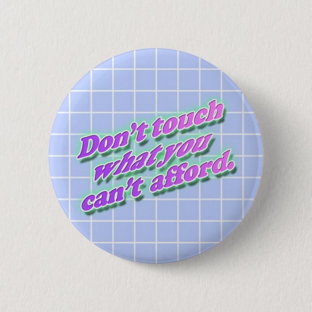 Nicht tun Touch-Knopf Button (Vorderseite)