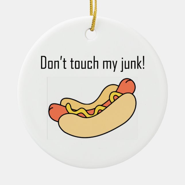 Nicht tun Touch mein Kram! Keramikornament (Vorne)