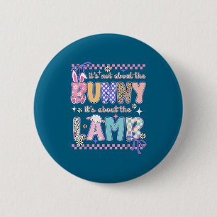 Nicht über den Hasen christlicher Jesus Lamm Bibel Button