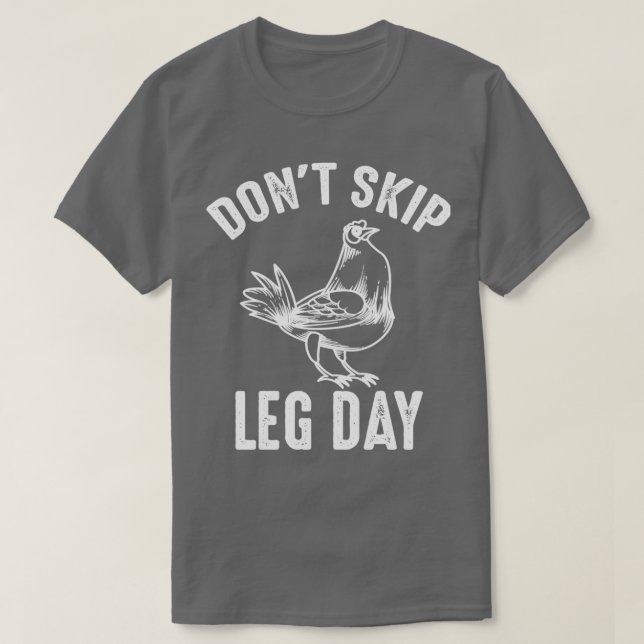 Nicht überspringen LG Day Art Gym WorkOut T-Shirt (Design vorne)