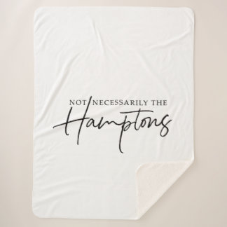 Nicht unbedingt das Hamptons große Sherpa-Decken Sherpadecke