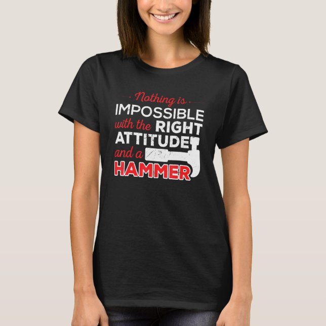 Nicht undurchführbar Hammerbauer T-Shirt (Vorderseite)