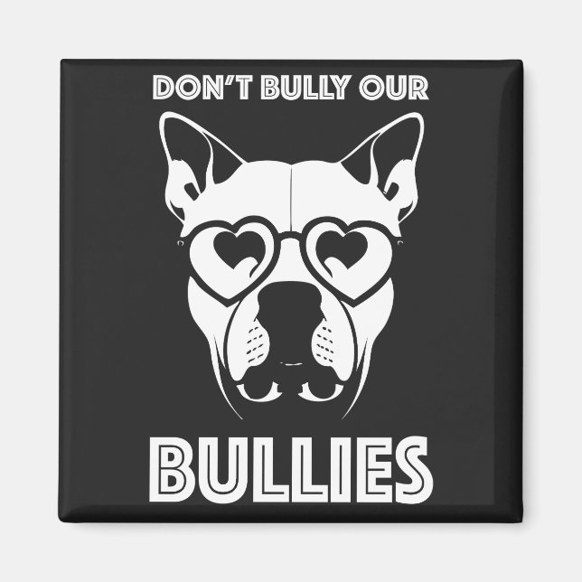 nicht unsere Bullen einschüchtern Magnet (Vorne)
