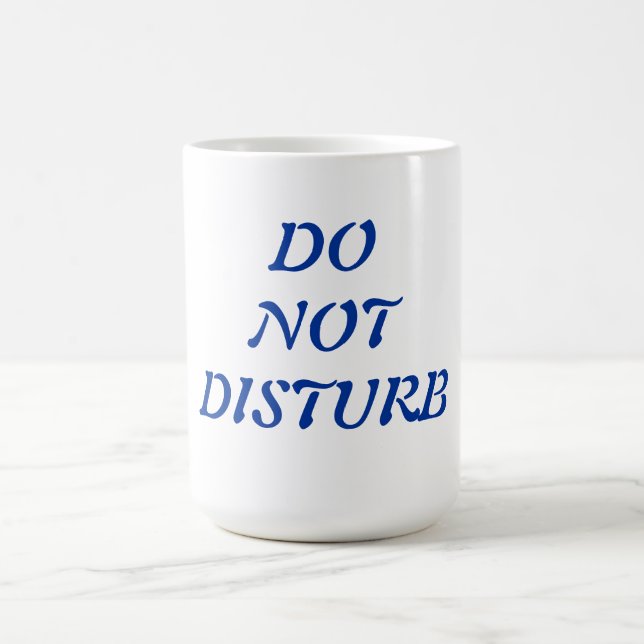 NICHT UNTERBRECHEN KAFFEETASSE (Mittel)
