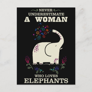 Nicht unterschätzen Postkarte