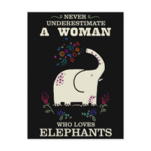 Nicht unterschätzen Postkarte