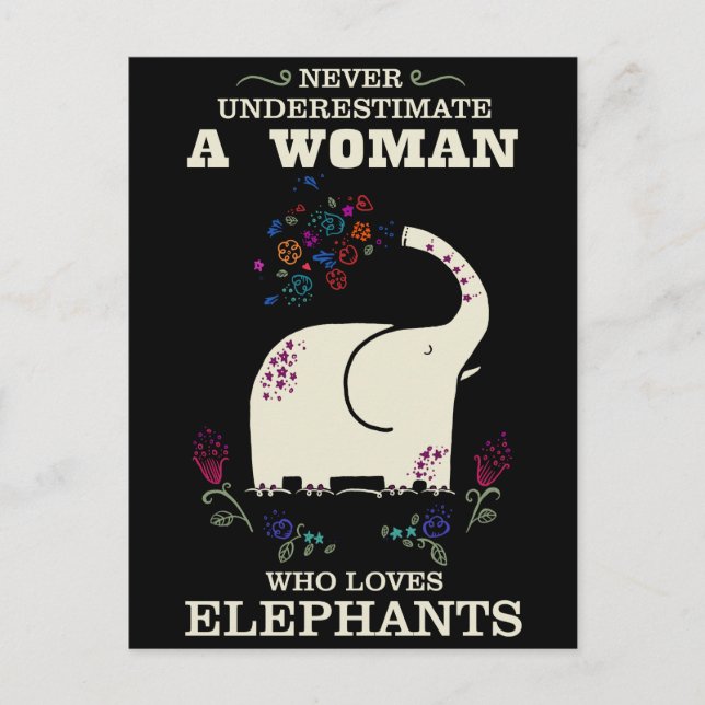 Nicht unterschätzen Postkarte (Vorderseite)