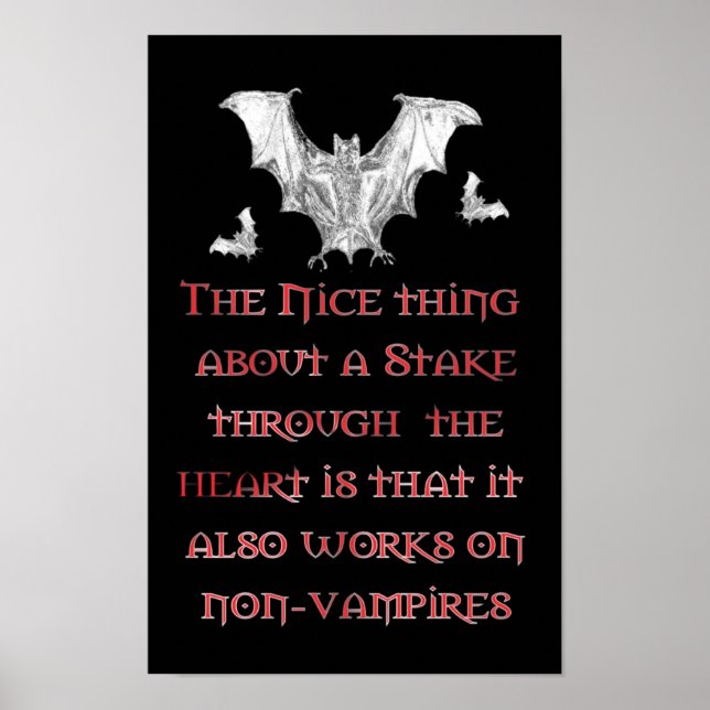 Nicht Vampire Poster (Vorne)