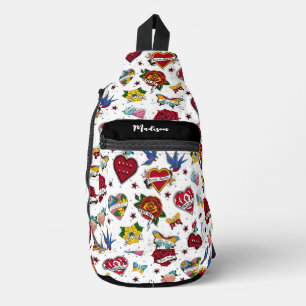 Nicht Verabredet Tattoo Crossbody Bag