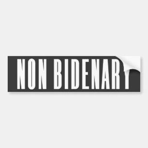 Nicht verbindlich   Anti Joe Biden   Dunkel Autoaufkleber
