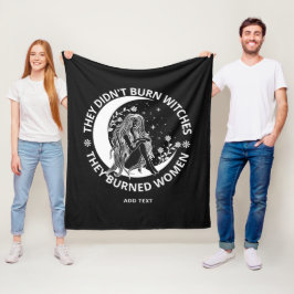 Nicht verbrannte Hexen verbrannte Frauenrechte pro Fleecedecke