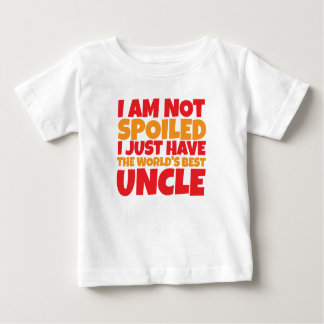 nicht verdorben, sondern der beste Onkel der Welt Baby T-shirt