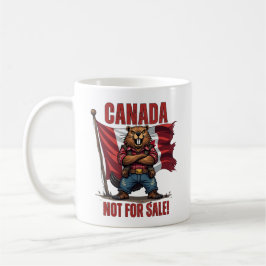 NICHT VERKAUF, Kanada, Beaver Lumberjack, Flag, Kaffeetasse