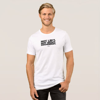 Nicht Verlassen, nicht gleich unabhängiger T - Shi Tri-Blend Shirt