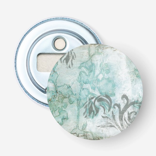 Nicht-Verschönerter Blumen-Spray III Flaschenöffner (Vorderseite)