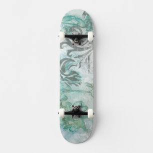 Nicht-Verschönerter Blumen-Spray III Skateboard